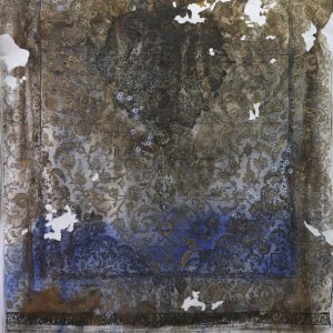 Marked carpet, Paper work, 70 x 70in, 2014